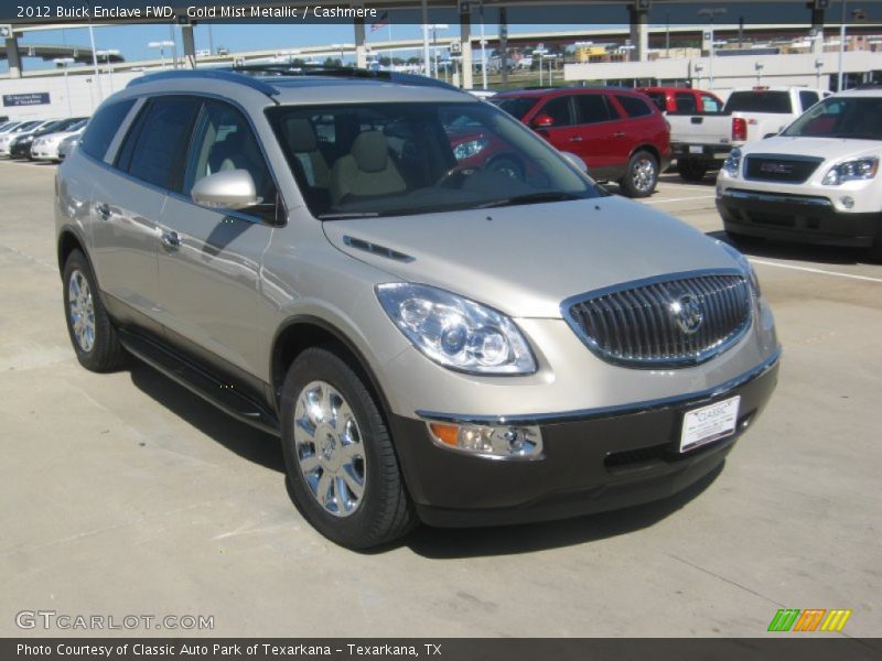 Gold Mist Metallic / Cashmere 2012 Buick Enclave FWD