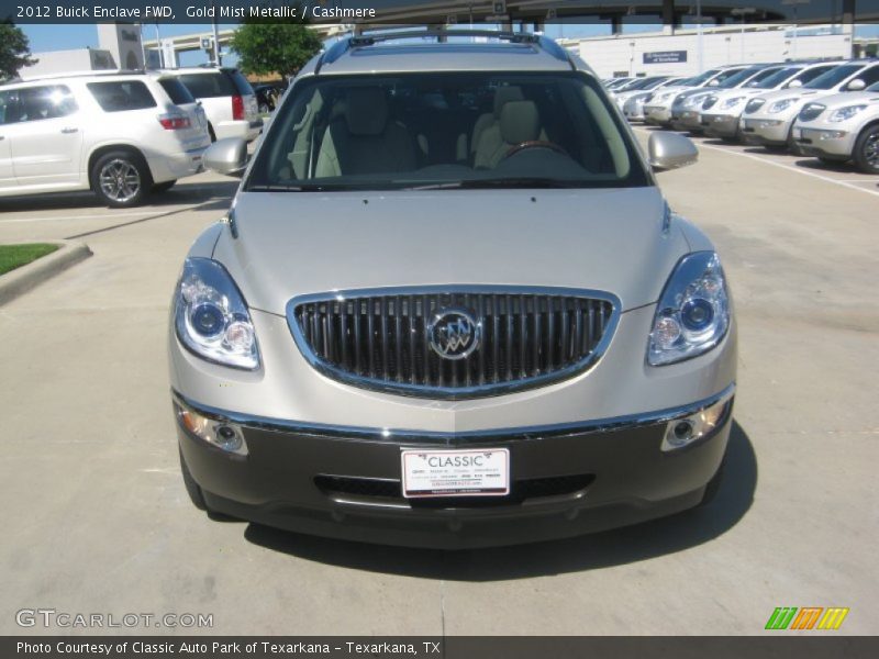 Gold Mist Metallic / Cashmere 2012 Buick Enclave FWD