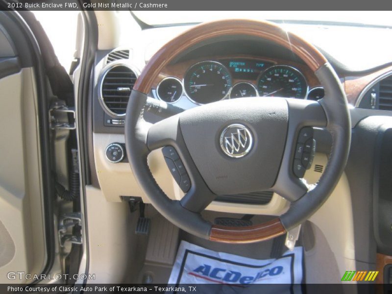 Gold Mist Metallic / Cashmere 2012 Buick Enclave FWD