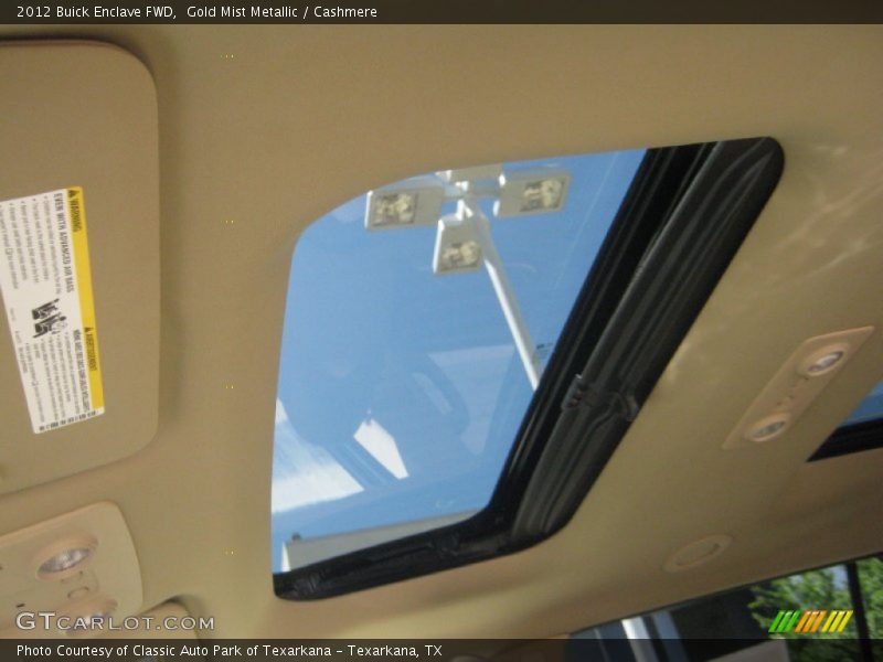 Gold Mist Metallic / Cashmere 2012 Buick Enclave FWD