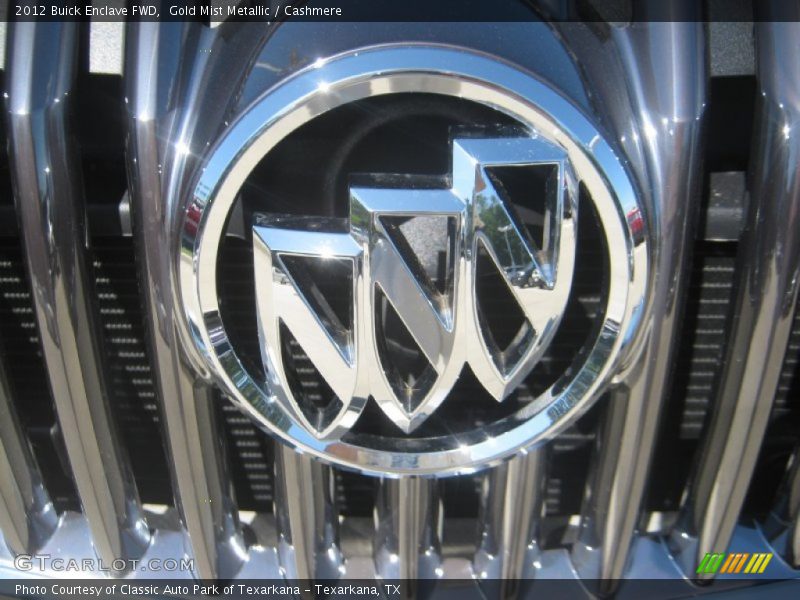 Gold Mist Metallic / Cashmere 2012 Buick Enclave FWD