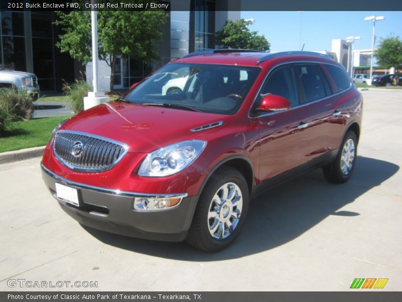 Crystal Red Tintcoat / Ebony 2012 Buick Enclave FWD