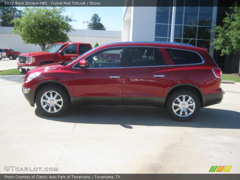 Crystal Red Tintcoat / Ebony 2012 Buick Enclave FWD