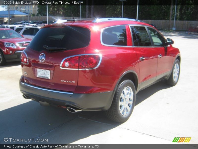 Crystal Red Tintcoat / Ebony 2012 Buick Enclave FWD