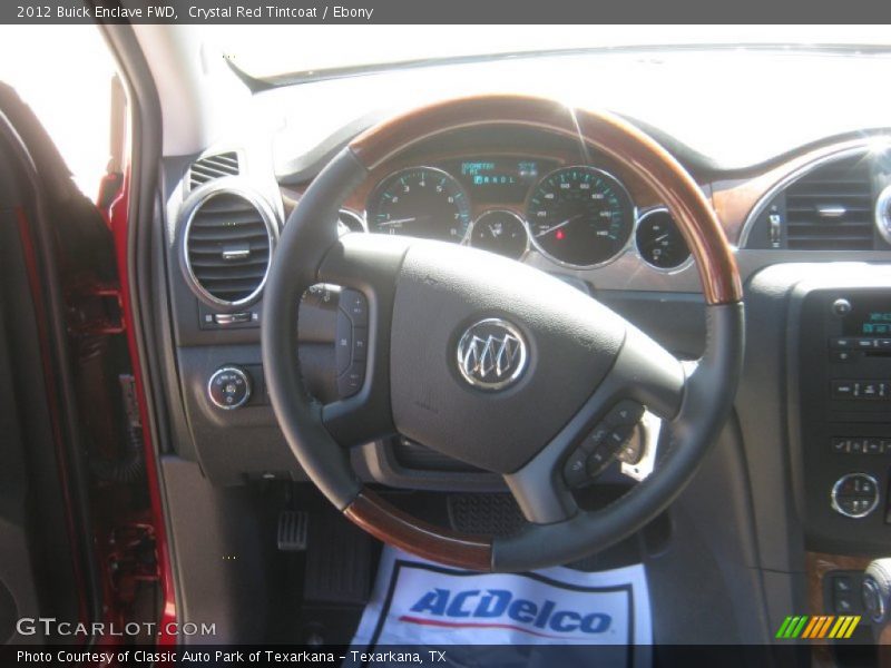Crystal Red Tintcoat / Ebony 2012 Buick Enclave FWD