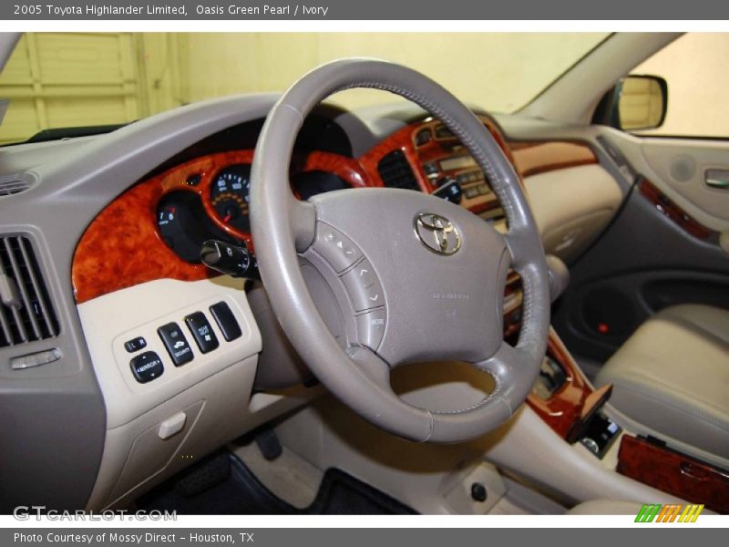 Oasis Green Pearl / Ivory 2005 Toyota Highlander Limited