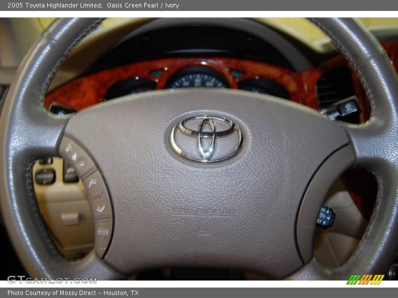Oasis Green Pearl / Ivory 2005 Toyota Highlander Limited