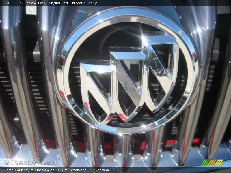 Crystal Red Tintcoat / Ebony 2012 Buick Enclave FWD