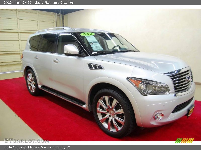 Liquid Platinum / Graphite 2012 Infiniti QX 56