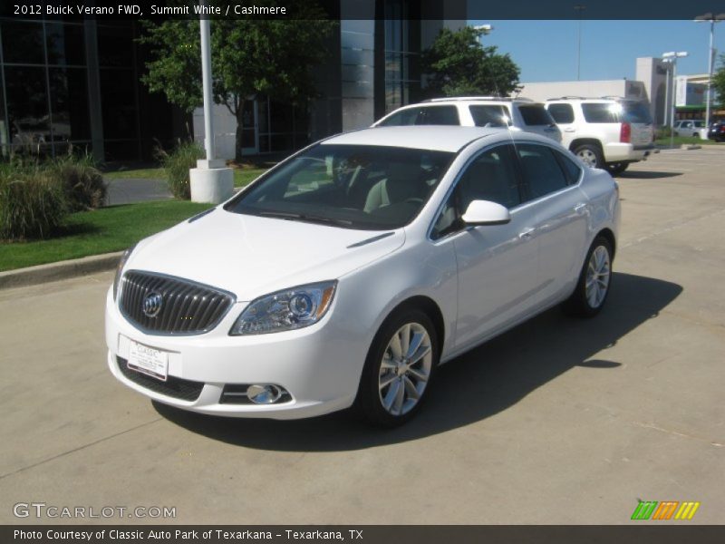 Summit White / Cashmere 2012 Buick Verano FWD