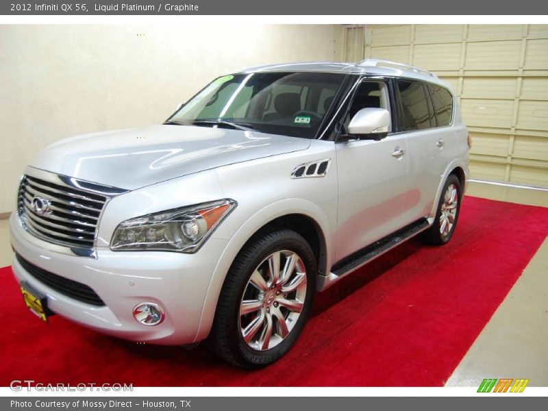 Front 3/4 View of 2012 QX 56