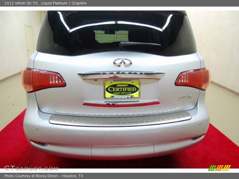 Liquid Platinum / Graphite 2012 Infiniti QX 56