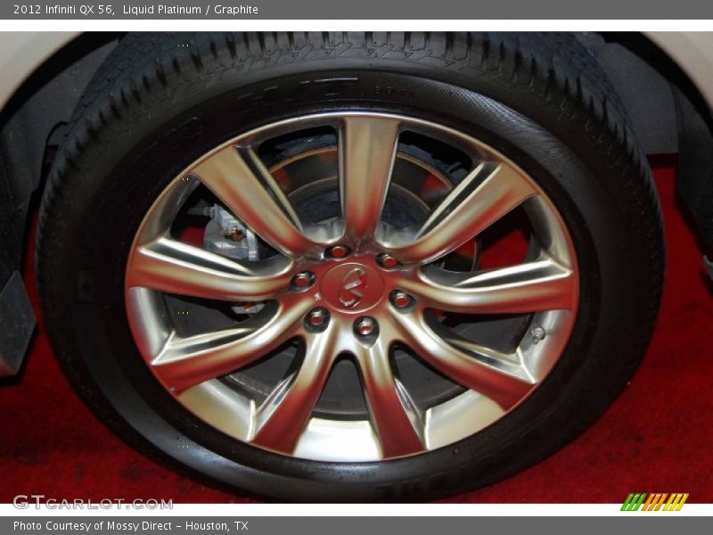 Liquid Platinum / Graphite 2012 Infiniti QX 56