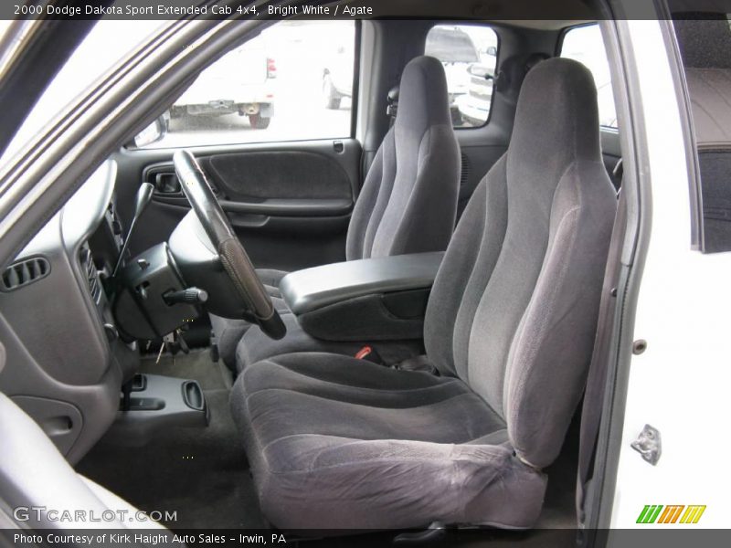 Bright White / Agate 2000 Dodge Dakota Sport Extended Cab 4x4