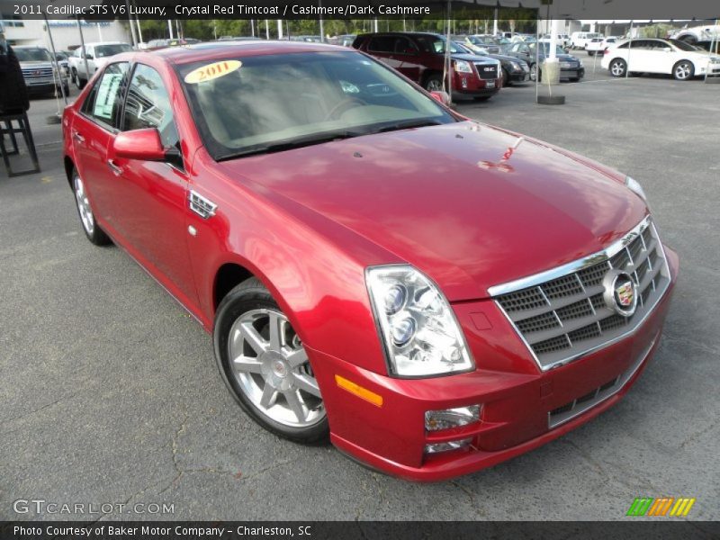 Crystal Red Tintcoat / Cashmere/Dark Cashmere 2011 Cadillac STS V6 Luxury