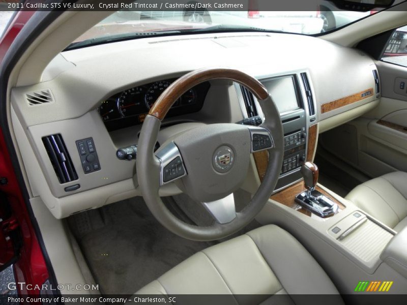 Crystal Red Tintcoat / Cashmere/Dark Cashmere 2011 Cadillac STS V6 Luxury
