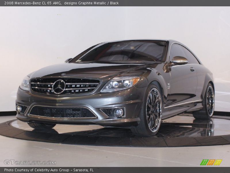 designo Graphite Metallic / Black 2008 Mercedes-Benz CL 65 AMG