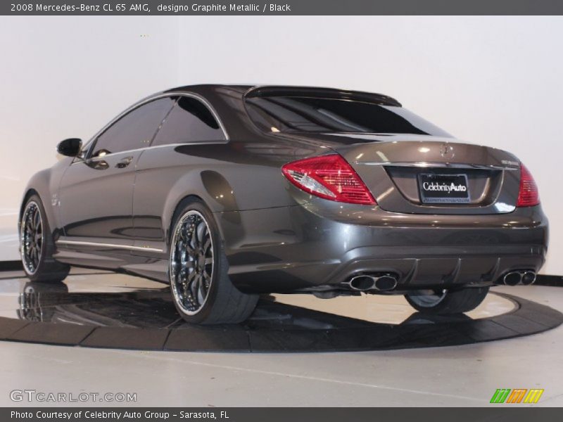 designo Graphite Metallic / Black 2008 Mercedes-Benz CL 65 AMG