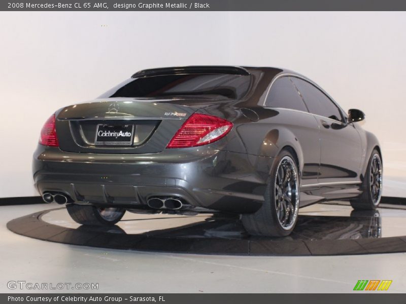 designo Graphite Metallic / Black 2008 Mercedes-Benz CL 65 AMG