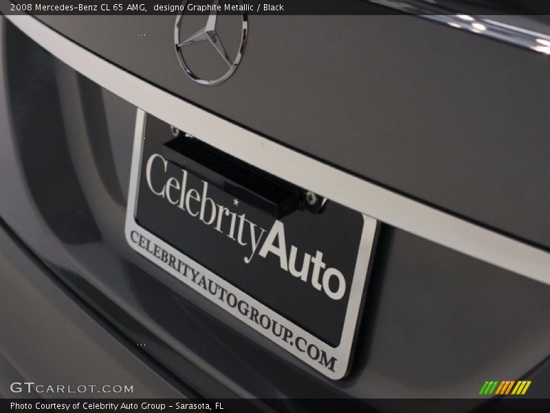 designo Graphite Metallic / Black 2008 Mercedes-Benz CL 65 AMG