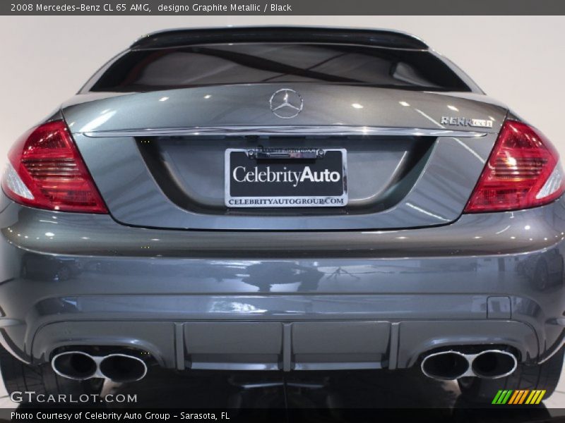 designo Graphite Metallic / Black 2008 Mercedes-Benz CL 65 AMG