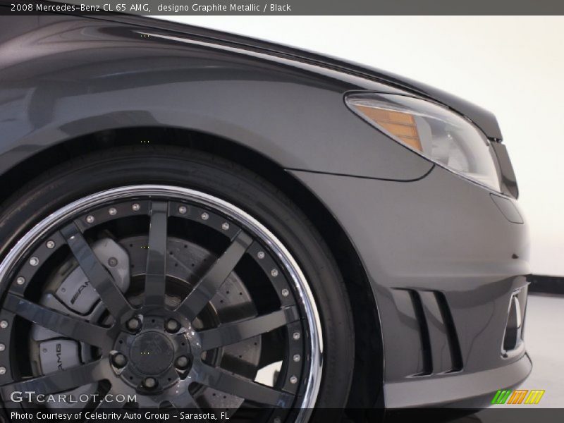 designo Graphite Metallic / Black 2008 Mercedes-Benz CL 65 AMG