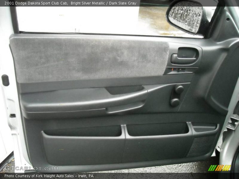Bright Silver Metallic / Dark Slate Gray 2001 Dodge Dakota Sport Club Cab