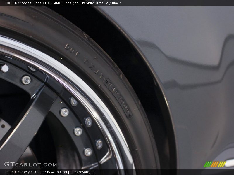 designo Graphite Metallic / Black 2008 Mercedes-Benz CL 65 AMG