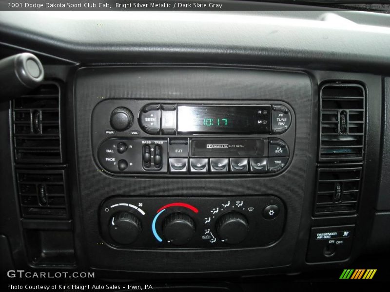 Bright Silver Metallic / Dark Slate Gray 2001 Dodge Dakota Sport Club Cab
