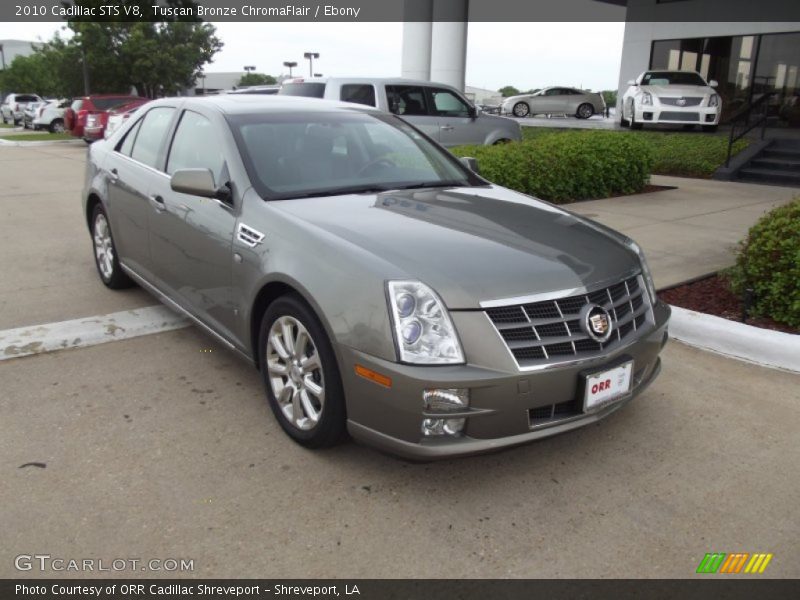 Tuscan Bronze ChromaFlair / Ebony 2010 Cadillac STS V8