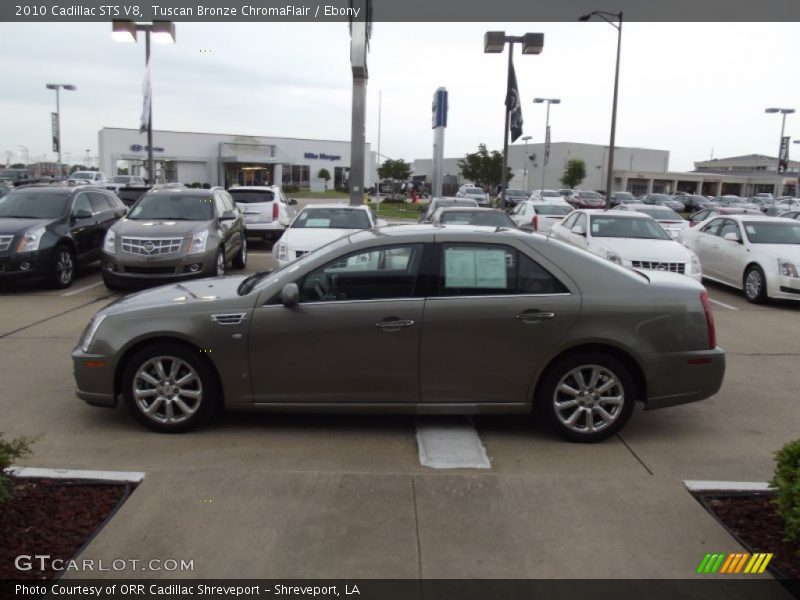 Tuscan Bronze ChromaFlair / Ebony 2010 Cadillac STS V8