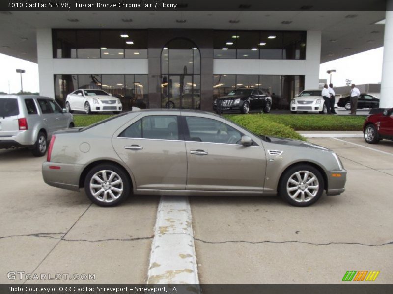 Tuscan Bronze ChromaFlair / Ebony 2010 Cadillac STS V8