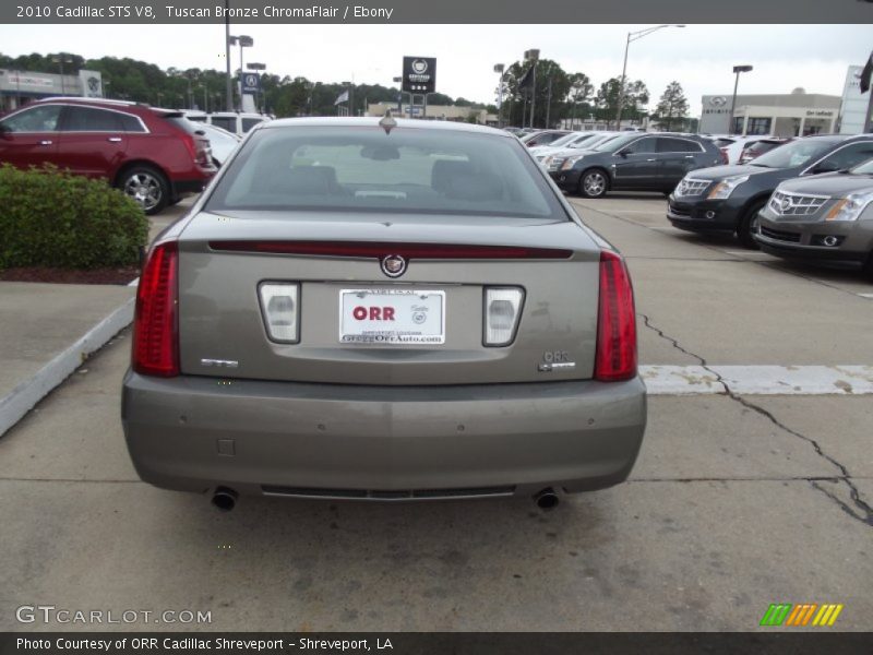 Tuscan Bronze ChromaFlair / Ebony 2010 Cadillac STS V8