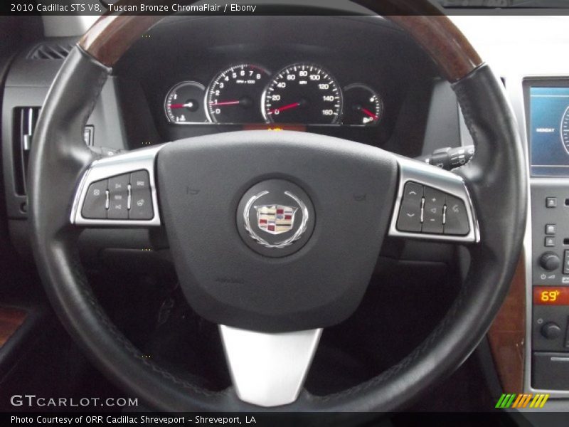 Tuscan Bronze ChromaFlair / Ebony 2010 Cadillac STS V8