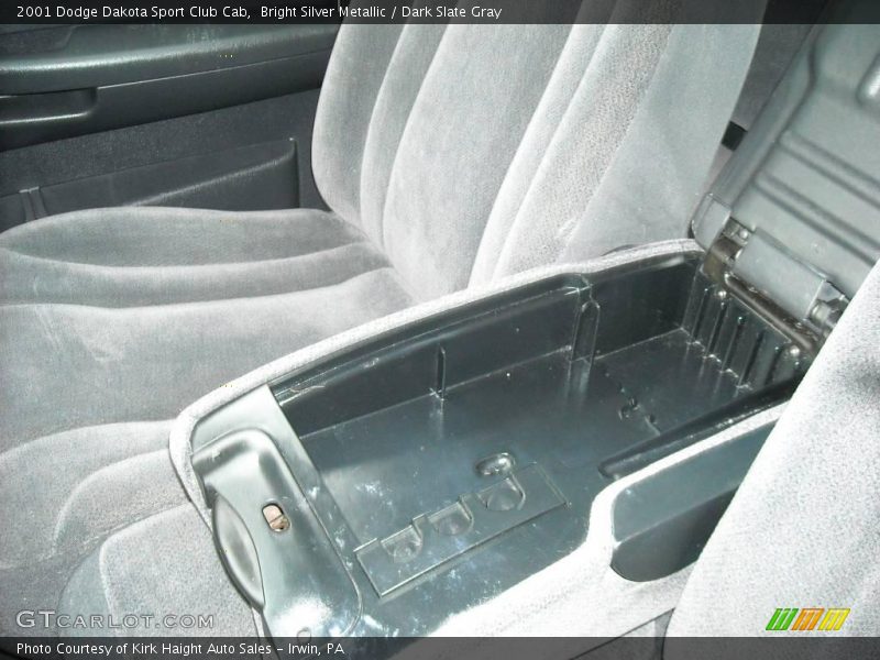 Bright Silver Metallic / Dark Slate Gray 2001 Dodge Dakota Sport Club Cab