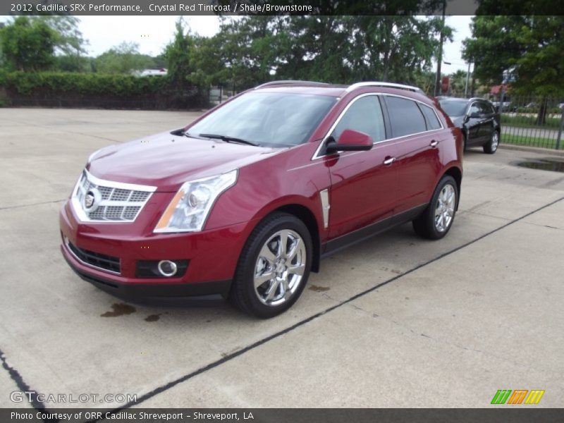 Crystal Red Tintcoat / Shale/Brownstone 2012 Cadillac SRX Performance