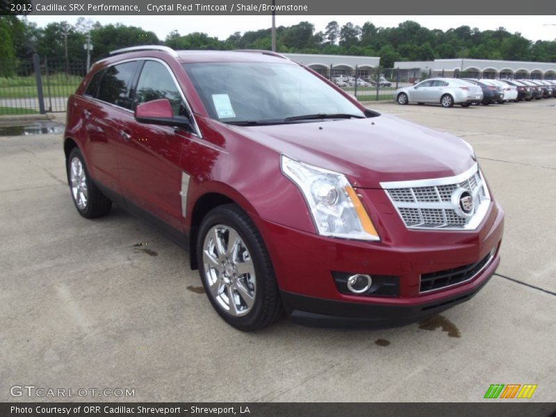 Crystal Red Tintcoat / Shale/Brownstone 2012 Cadillac SRX Performance