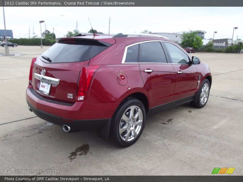 Crystal Red Tintcoat / Shale/Brownstone 2012 Cadillac SRX Performance
