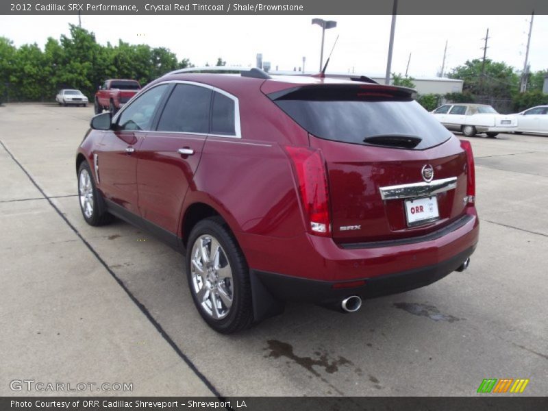 Crystal Red Tintcoat / Shale/Brownstone 2012 Cadillac SRX Performance