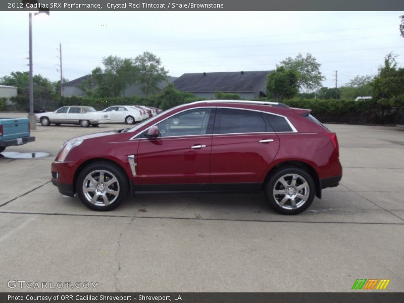 Crystal Red Tintcoat / Shale/Brownstone 2012 Cadillac SRX Performance