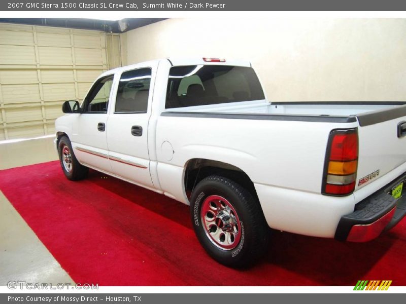 Summit White / Dark Pewter 2007 GMC Sierra 1500 Classic SL Crew Cab