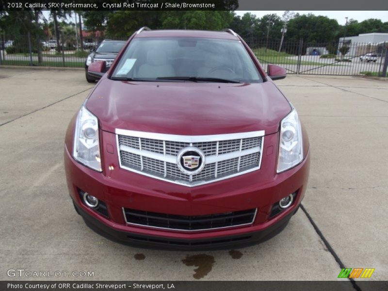 Crystal Red Tintcoat / Shale/Brownstone 2012 Cadillac SRX Performance