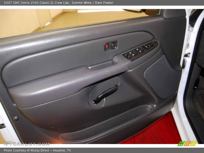 Summit White / Dark Pewter 2007 GMC Sierra 1500 Classic SL Crew Cab