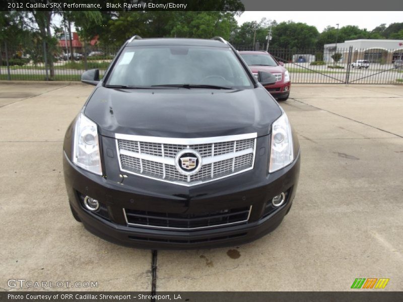 Black Raven / Ebony/Ebony 2012 Cadillac SRX Performance