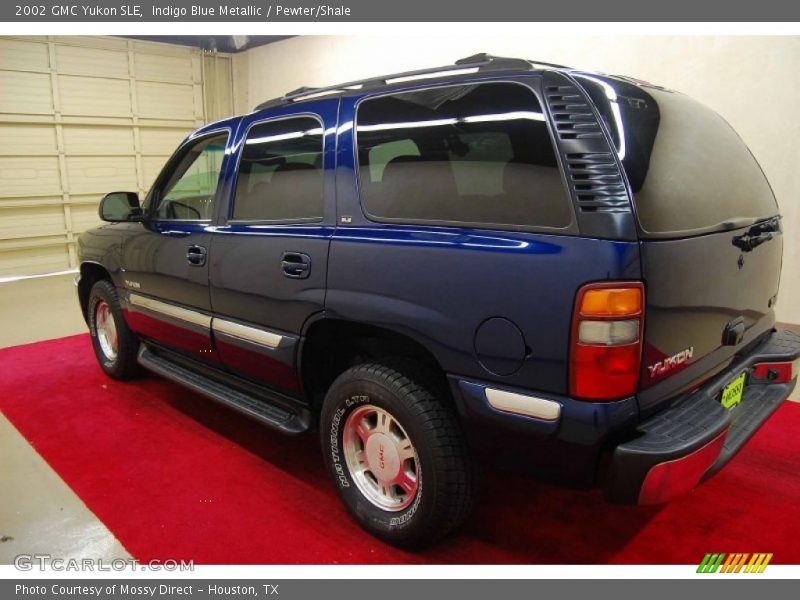 Indigo Blue Metallic / Pewter/Shale 2002 GMC Yukon SLE