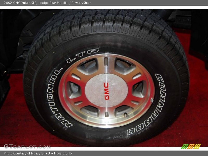Indigo Blue Metallic / Pewter/Shale 2002 GMC Yukon SLE