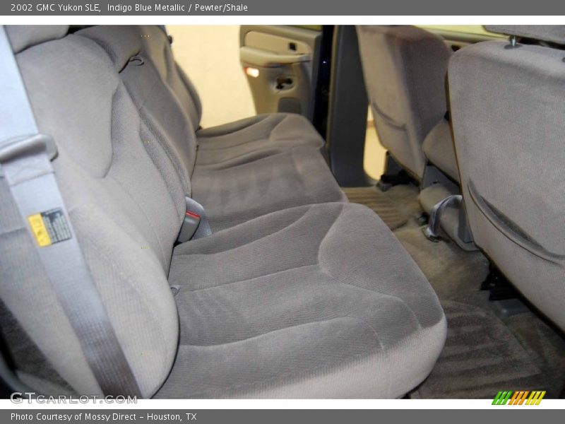 Indigo Blue Metallic / Pewter/Shale 2002 GMC Yukon SLE