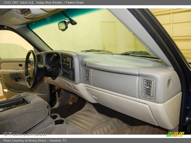 Indigo Blue Metallic / Pewter/Shale 2002 GMC Yukon SLE