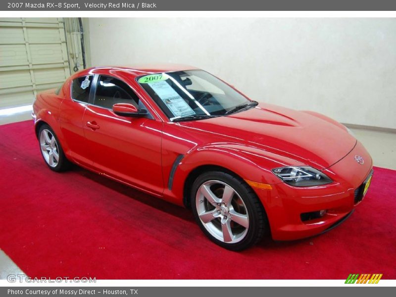 Velocity Red Mica / Black 2007 Mazda RX-8 Sport