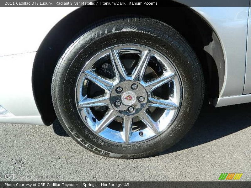 Radiant Silver Metallic / Titanium/Dark Titanium Accents 2011 Cadillac DTS Luxury